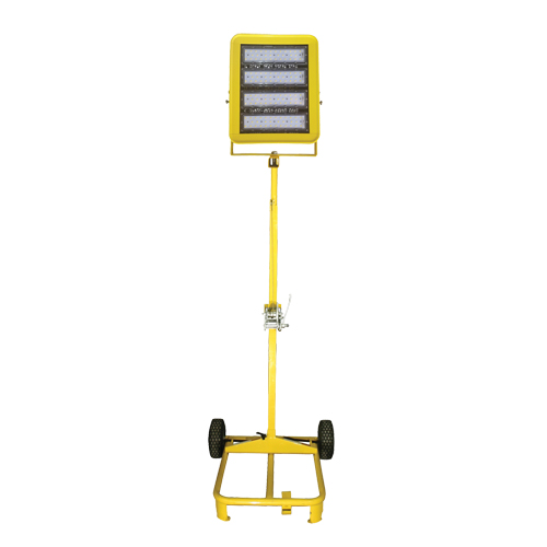 Chariot d'&eacute;clairage &agrave; t&ecirc;te unique avec treuil, DEL, 200 W, 30000 lumens, Boîtier en Aluminium Oxford Builders Supplies Inc