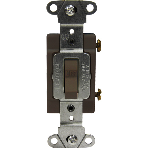 Industrial Grade Single-Pole Toggle Switch Oxford Builders Supplies Inc