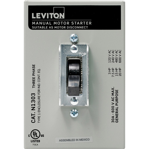 Manual Motor Controller Oxford Builders Supplies Inc