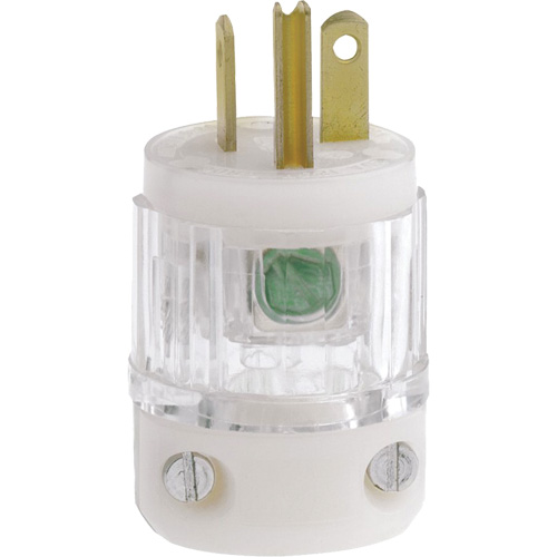 Hospital Grade Extension Plug, Nylon, 20 Amps, 125 V Oxford Builders Supplies Inc