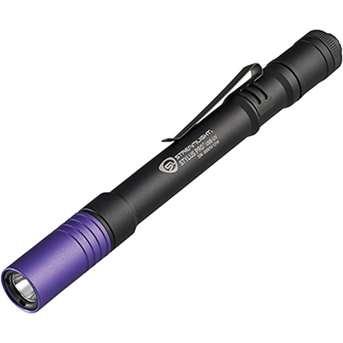 Lampe stylo UV avec port de recharge micro USB Stylus Pro, DEL, Corps en Aluminium, piles Rechargeable, Compris Oxford Builders Supplies Inc