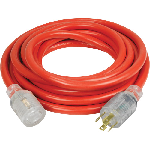 Generator Extension Cord with Quad Tap, Outdoor, 10 AWG, 30 A, 4 Outlet(s), 25' Oxford Builders Supplies Inc
