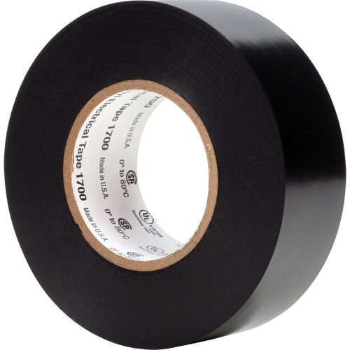 Ruban isolant en vinyle 1700 Temflex, 25,4 mm (1") x 20,1 m (66'), Noir, 7 mils Oxford Builders Supplies Inc