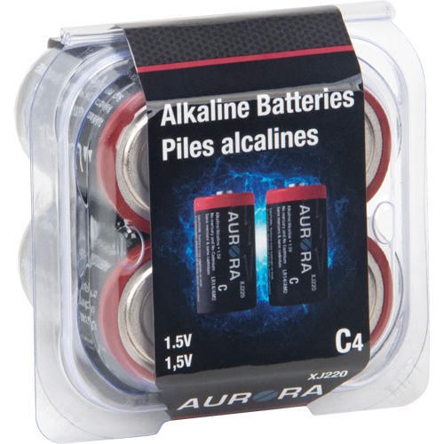 Industrial Alkaline Batteries, C, 1.5 V Oxford Builders Supplies Inc