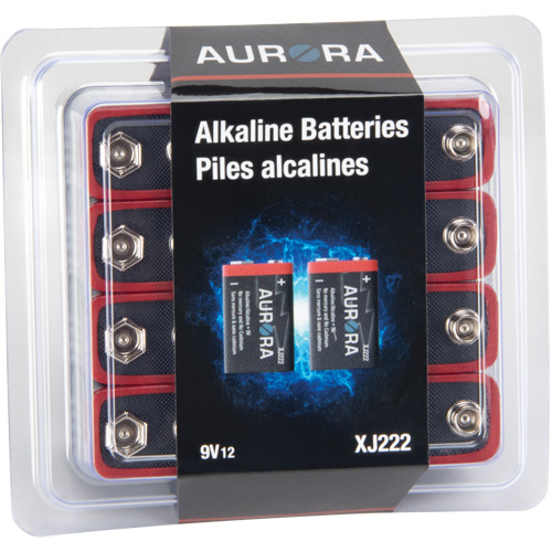 Industrial Alkaline Batteries, 9 V Oxford Builders Supplies Inc