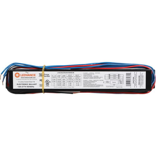 Ballast &agrave; 3 lampes fluorescentes T8 Oxford Builders Supplies Inc