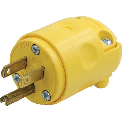 Replacement Plug, PVC, 15 A, 125 V Oxford Builders Supplies Inc