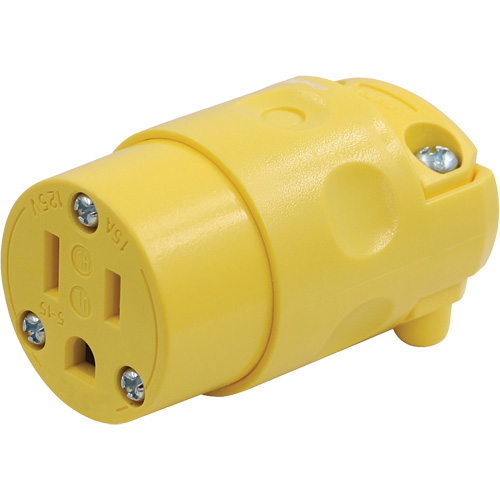 Replacement Connector, 5-15R, Plastic Oxford Builders Supplies Inc