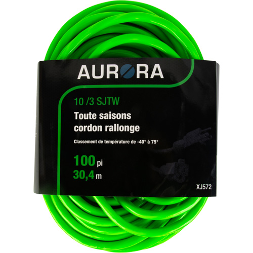 Industrial Extension Cord, All-Weather, SJTW, 10/3 AWG, 15 A, 100' Oxford Builders Supplies Inc