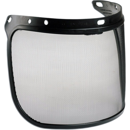 Mesh Faceshield Screen, 15-1/2" W x 7" H Oxford Builders Supplies Inc