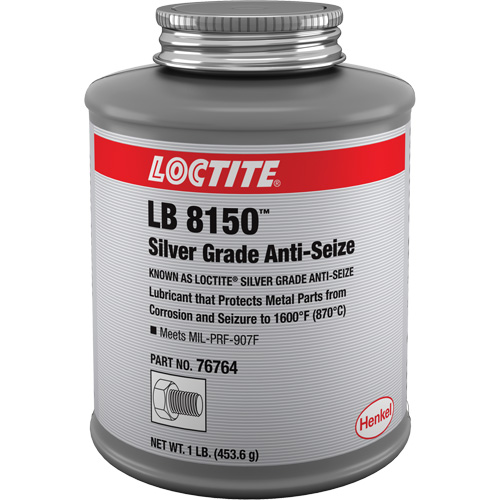 Silver Grade Anti-Seize, Brush Top Can, 1600°F (871°C) Max. Temp. Oxford Builders Supplies Inc