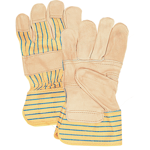 Premium Patch-Palm Fitters Gloves, X-Large, Grain Cowhide Palm, Cotton Inner Lining Oxford Builders Supplies Inc