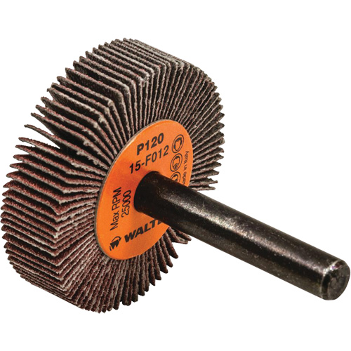 Coolcut Flap Wheel, Aluminum Oxide, 120 Grit, 1-1/2" x 3/8" x 1/4" Oxford Builders Supplies Inc