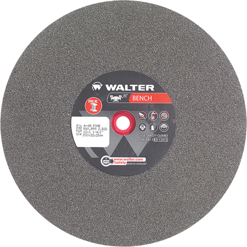 Bench Grinding Wheel, 10" x 1-1/4", 1" Arbor, 1 Oxford Builders Supplies Inc