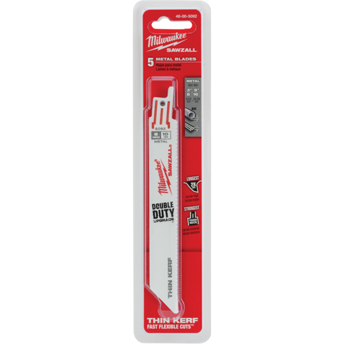 Sawzall&reg; Metal-Cutting Blade, Bi-Metal, 10 TPI, 6" L Oxford Builders Supplies Inc