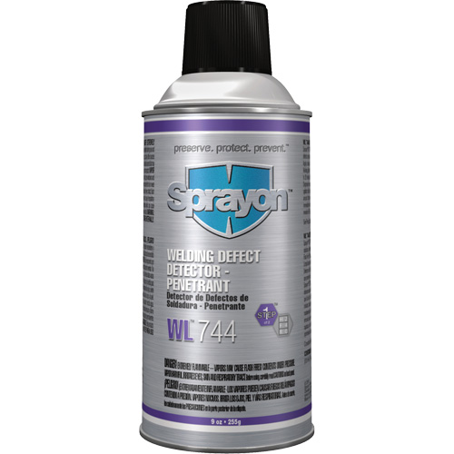 P&eacute;n&eacute;trant pour la d&eacute;tection des d&eacute;fauts de soudure WL744, Canette a&eacute;rosol Oxford Builders Supplies Inc