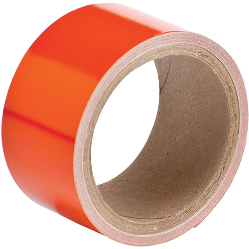 Reflective Marking Tape, 2" x 15', Acrylic, Orange Oxford Builders Supplies Inc