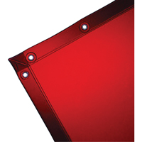 Welding Curtain, 72" x 72", Orange Oxford Builders Supplies Inc