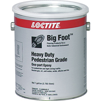Big Foot Heavy-Duty Pedestrian Grade Anti-Slip Floor Coating, 1 gal., Epoxy-Based, Black Oxford Builders Supplies Inc