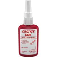 569 Hydraulic Thread Sealant, Bottle, 50 ml, -54° C - 149° C/-65° F - 300° F Oxford Builders Supplies Inc
