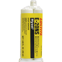 &eacute;poxyde Hysol E-20NS, Deux composants, Cartouche double, 120 g, Havane Oxford Builders Supplies Inc