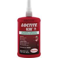 Compos&eacute; de retenue Loctite 638, 250 ml, Bouteille, Vert Oxford Builders Supplies Inc