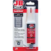 KwikWeld Adhesive, 25 ml, Syringe, Two-Part, Grey Oxford Builders Supplies Inc