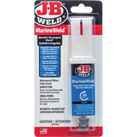 MarineWeld Adhesive, 25 ml, Syringe, Two-Part, White Oxford Builders Supplies Inc