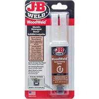 WoodWeld Adhesive, 25 ml, Syringe, Two-Part, Tan Oxford Builders Supplies Inc