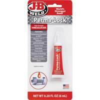 Perma-Lock Threadlocker, Red, High, 6 ml, Tube Oxford Builders Supplies Inc