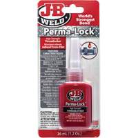 Perma-Lock Threadlocker, Red, High, 36 ml, Bottle Oxford Builders Supplies Inc