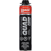 Quad&reg; Foam Window & Door Installation Foam, Aerosol Can, Tan Oxford Builders Supplies Inc