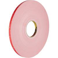 VHB Tape, 32.9 m (108') L x 12.7 mm (1/2") W, 62 mils, Acrylic Oxford Builders Supplies Inc