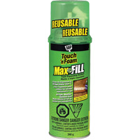 Touch 'n Foam&reg; Max Fill Triple Expanding Sealant, 340 g, Aerosol Can, Cream Oxford Builders Supplies Inc