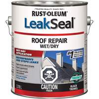 Produit de r&eacute;paration de toit sec/humide LeakSeal Oxford Builders Supplies Inc
