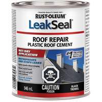 Produit de r&eacute;paration de toit sec/humide LeakSeal Oxford Builders Supplies Inc