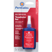 High Temperature Threadlocker, Red, High, 36 ml, Bottle Oxford Builders Supplies Inc