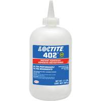 Adh&eacute;sif instantan&eacute; 402, Transparent, Bouteille, 500 g Oxford Builders Supplies Inc
