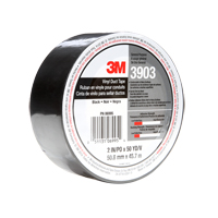 3903 Vinyl Duct Tape, 1245 mm (49") W x 46 m (151') L, 6.5 mils, Black Oxford Builders Supplies Inc
