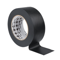 3903 Vinyl Duct Tape, 1245 mm (49") W x 46 m (151') L, 6.5 mils, Black Oxford Builders Supplies Inc