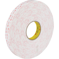 VHB Tape 4950, 33 m (108') L x 25.4 mm (1") W, 45 mils, Acrylic Oxford Builders Supplies Inc