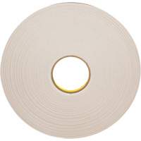 Ruban double face en mousse, 66 m (216') lo x 12,7 mm (1/2") la, 31 mils, Poly&eacute;thyl&egrave;ne Oxford Builders Supplies Inc