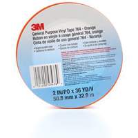 764 General-Purpose Vinyl Tape, 50.8 mm (2") W x 32.9 m (108') L, 5 mils, Orange Oxford Builders Supplies Inc