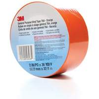 764 General-Purpose Vinyl Tape, 50.8 mm (2") W x 32.9 m (108') L, 5 mils, Orange Oxford Builders Supplies Inc