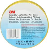 764 General-Purpose Vinyl Tape, 25.4 mm (1") W x 32.9 m (108') L, 5 mils, Yellow Oxford Builders Supplies Inc