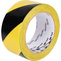 Hazard Warning Tape 766, 50.8 mm (2") x 33 m (108'), Black/Yellow Oxford Builders Supplies Inc