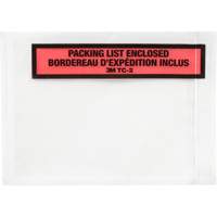 Packing List Envelope, 5-1/2" L x 4-1/2" W, Endloading Style Oxford Builders Supplies Inc