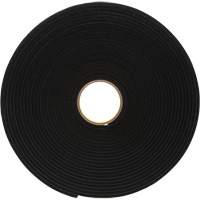 4504 Vinyl Foam Tape, 25.4 mm (1") W x 16.5 m (54') L, 250 mils, Black Oxford Builders Supplies Inc