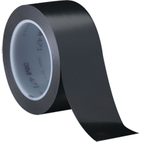 471 Vinyl Tape, 12 mm (1/2") W x 32.9 m (108') L, 5.3 mils, Black Oxford Builders Supplies Inc