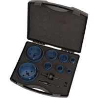 Electrician's Master Holesaw Kit, 12 Pieces Oxford Builders Supplies Inc